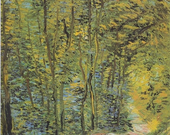 Path in the Woods by Vincent Van Gogh Home Decor Wall Decor Giclee Art Print Poster A4 A3 A2 Large Print BOGOFREE (see product page)