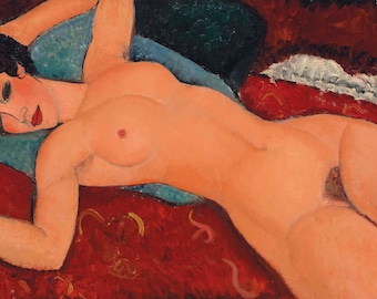Nu Couché by Amedeo Modigliani Home Decor Wall Decor Giclee Art Print Poster A4 A3 A2 Large Print BOGOFREE (see product page)