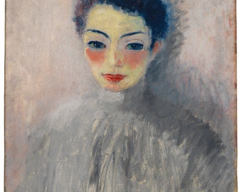 Portrait de femme by Kees van Dongen Home Decor Wall Decor Giclee Art Print Poster A4 A3 A2 Large Print BOGOFREE (see product page)