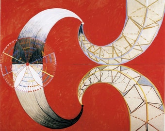 The Swan No. 9 by Hilma af Klint Home Decor Wall Decor Giclee Art Print Poster A4 A3 A2 Large BOGOFREE (see product page)
