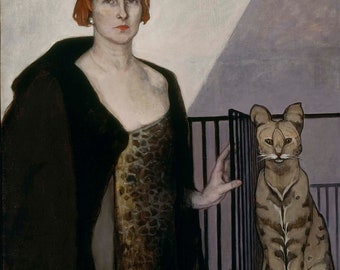La Baronne Emile D'Erlanger by Romaine Brooks Home Decor Wall Decor Giclee Art Print Poster A4 A3 A2 Large FLAT RATE SHIPPING