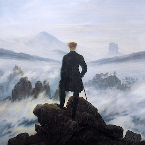 Caspar David Friedrich Der Wanderer über dem Nebelmeer
