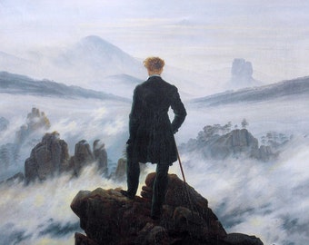 Caspar David Friedrich The Wanderer Above the Sea of Fog