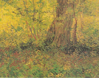 Undergrowth and Tree by Vincent Van Gogh Home Decor Wall Decor Giclee Art Print Poster A4 A3 A2 Large Print BOGOFREE (see product page)