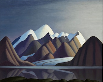 Lake Harbour Baffin Island by Lawren Harris Home Decor Wall Decor Giclee Art Print Poster A4 A3 A2 Large Print FLAT RATE SHIPPING