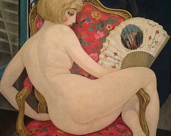 I sommervarmen by Maurice Gerda Wegener Home Decor Wall Decor Giclee Art Print Poster A4 A3 A2 Large Print FLAT RATE SHIPPING