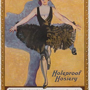 Holeproof Hosiery Advert by Coles Wall Decor Giclee Art Print Poster A4 A3 A2 Large Print FLAT RATE SHIPPING