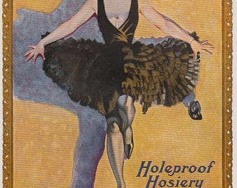 Holeproof Hosiery Advert by Coles Wall Decor Giclee Art Print Poster A4 A3 A2 Large Print FLAT RATE SHIPPING