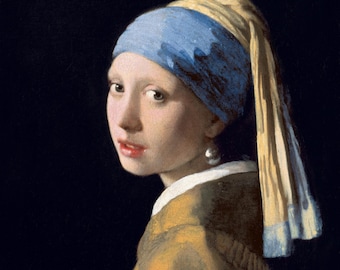 Girl with a Pearl Earring by Johannes Vermeer Home Decor Wall Decor Giclee Art Print Poster A4 A3 A2 Large Print FLAT RATE SHIPPING