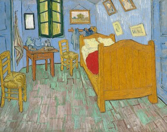 The bedroom Vincent Van Gogh Home Decor Wall Decor Giclee Art Print Poster A4 A3 A2 Large Print BOGOFREE (see product page)