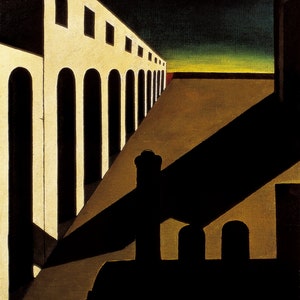 La matinée angoissante by Giorgio De Chirico Home Decor Wall Decor Giclee Art Print Poster A4 A3 A2 Large Print BOGOFREE (see product page)