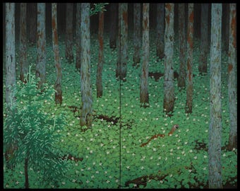 Mori by Katayama Bokuyo Home Decor Wall Decor Giclee Art Print Poster A4 A3 A2 Large Print BOGOFREE (see product page)
