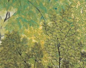 New Leaves by Hayami Gyoshu Home Decor Wall Decor Giclee Art Print Poster A4 A3 A2 Large Print BOGOFREE (see product page)