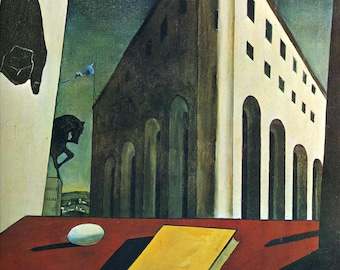 Turin Spring by Giorgio De Chirico Home Decor Wall Decor Giclee Art Print Poster A4 A3 A2 Large Print BOGOFREE (see product page)
