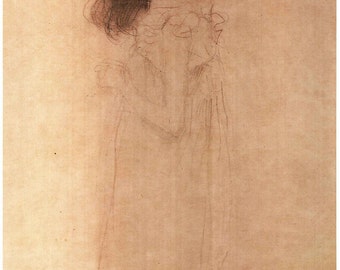 Portrait of a Young Woman by Gustav Klimt