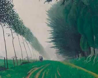 Effet de brume, Honfleur by Félix Vallotton Home Decor Wall Decor Giclee Art Print Poster A4 A3 A2 Large Print BOGOFREE (see product page)