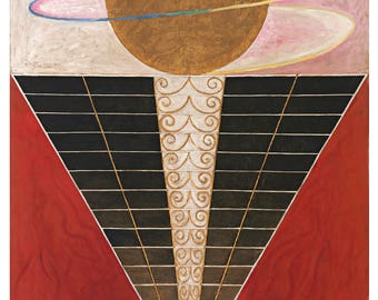 Group X, No. 2 by Hilma af Klint Home Decor Wall Decor Giclee Art Print Poster A4 A3 A2 Large FLAT RATE SHIPPING