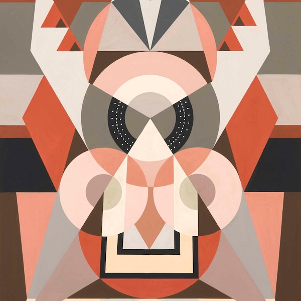 Juin 1921 par Auguste Herbin Décoration d'intérieur, Décoration murale, Impression jet d'encre, Affiche A4 A3 A2 en gros caractères