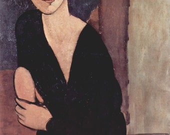 Portrait of Madame Reynouard by Amedeo Modigliani