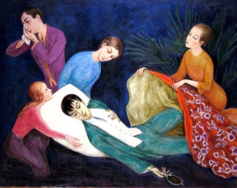 The Dying Dandy by Nils Von Dardel