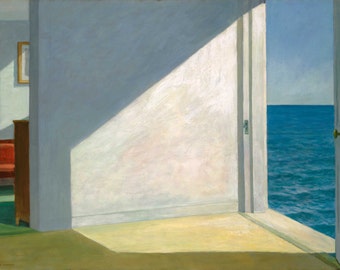 Rooms by the Sea by by Edward Hopper Home Decor Wall Decor Giclee Art Print Poster A4 A3 A2 Large Print FLAT RATE SHIPPING