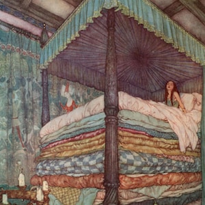 The Princess and the Pea by Edmund Dulac