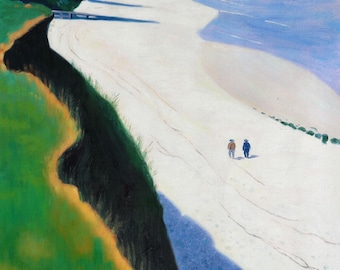 The White Beach by Félix Vallotton Home Decor Wall Decor Giclee Art Print Poster A4 A3 A2 Large Print FLAT RATE SHIPPING