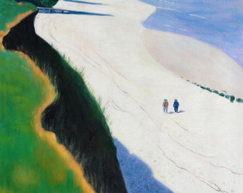 The White Beach by Félix Vallotton Home Decor Wall Decor Giclee Art Print Poster A4 A3 A2 Large Print FLAT RATE SHIPPING