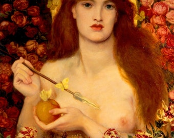 Venus Verticordia by Dante Gabriel Rossetti Home Decor Wall Decor Giclee Art Print Poster A4 A3 A2 Large Print FLAT RATE SHIPPING