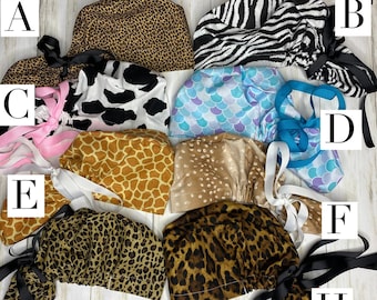 leopard print scrub jacket