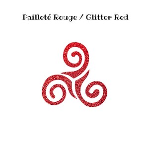 Motif flex thermocollant Triskel, transfert Triskel, motif thermocollant,transfert textile thermocollant,motif flex celtic,appliqué triskel image 9