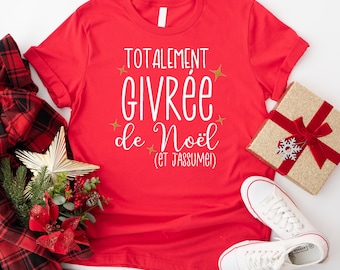 Tshirt Noel, Tshirt personnalisé Noel, tshirt givrée de noel