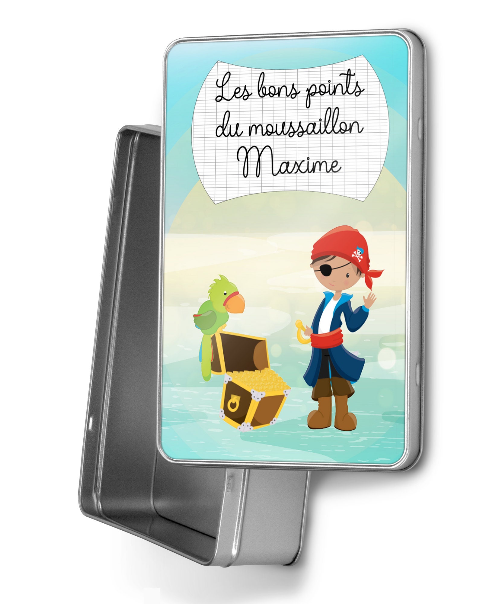 Boite à Bons Points Personnalisée Thème Pirate