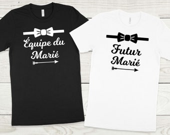 Tee Shirt EVG Equipe du marié ou Futur Marié au choix,tshirt EVG,T shirt equipe du marié, tshirt futur marié,EVG personnalisé