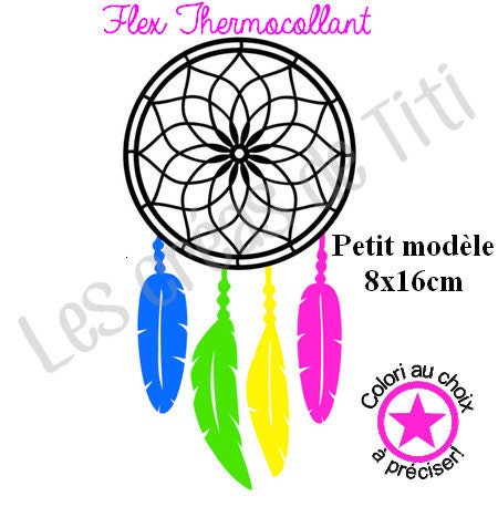 Patch Applique, Dessin Transfert Thermocollant, Attrape Rêves, Plume