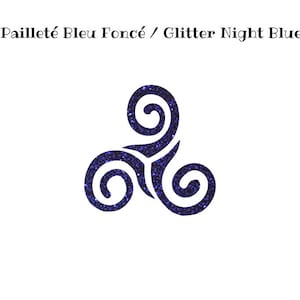 Motif flex thermocollant Triskel, transfert Triskel, motif thermocollant,transfert textile thermocollant,motif flex celtic,appliqué triskel image 8