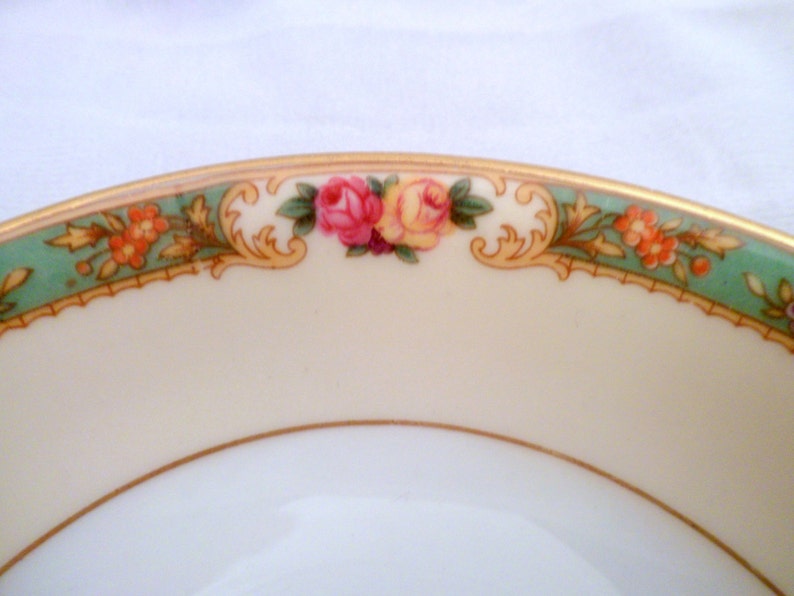 Vintage 1930/'s Rare KPM Porcelain The Rosedale Pattern #27469 Berry Bowl