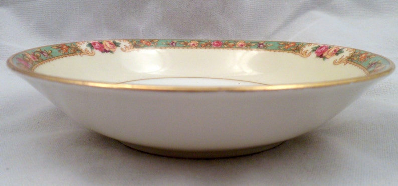 Vintage 1930/'s Rare KPM Porcelain The Rosedale Pattern #27469 Berry Bowl