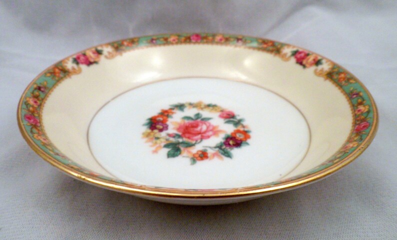 Vintage 1930/'s Rare KPM Porcelain The Rosedale Pattern #27469 Berry Bowl