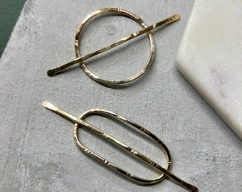 Brass Barrette - Etsy