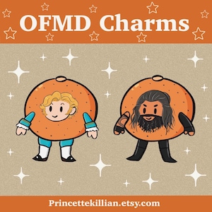 OFMD Stede and Ed Orange charms