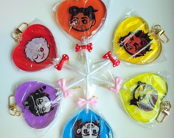 BG3 Companion Lollipop Keychains