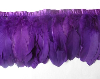 2Yards 6inch Wide Goose Feather Trimming Fringe