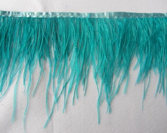 10Yards  Ostrich  Feather Trimming Fringe