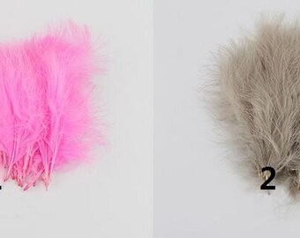 8-10cm 10pcs Marabou Feather for Wedding Decor