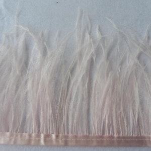 10Yards Pink Feather Trimming Fringe