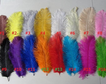 50 lime green and 50 royal blue ostrich feathers for wedding decorations AA quality,you choose colors