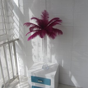 Discount Pale Purple Levander Color Ostrich Feather  Wedding Decor  Wedding centerpieces