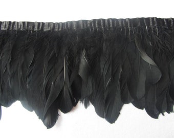 70cm 6inch Wide Goose Feather Trimming Fringe Garland