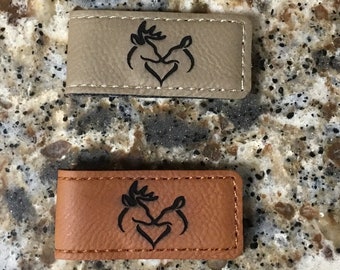 Laser Engraved Magnetic Money Clip
